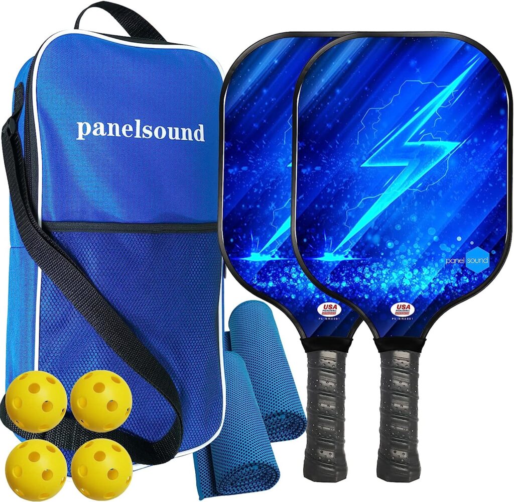 Panel Sound Fiberglass Pickleball Paddles for beginners