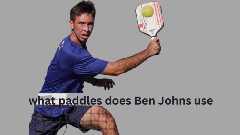 what pickleball paddle does ben johns use