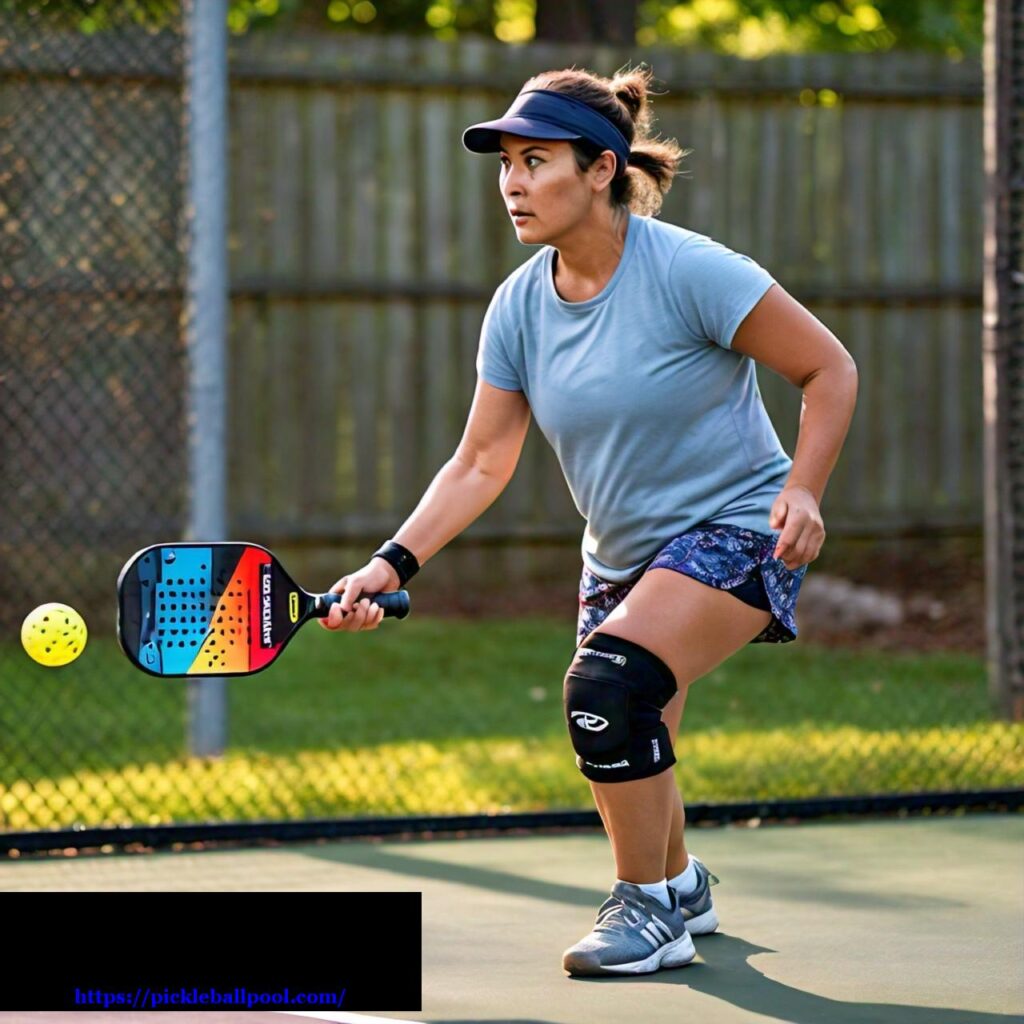 A person playing pickleball after knee replacement